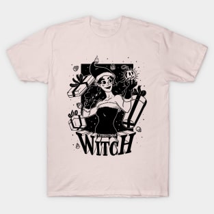 Christmas Witch - Black T-Shirt